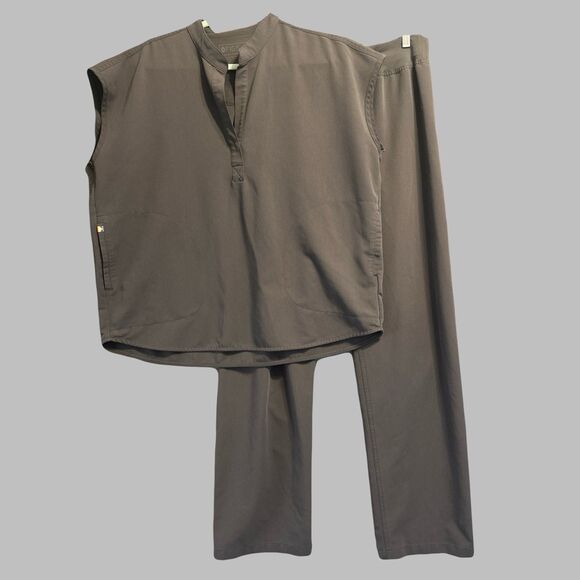 FIGS Pants - Figs Gray Pride Straight Leg Pants & Rafaela Set